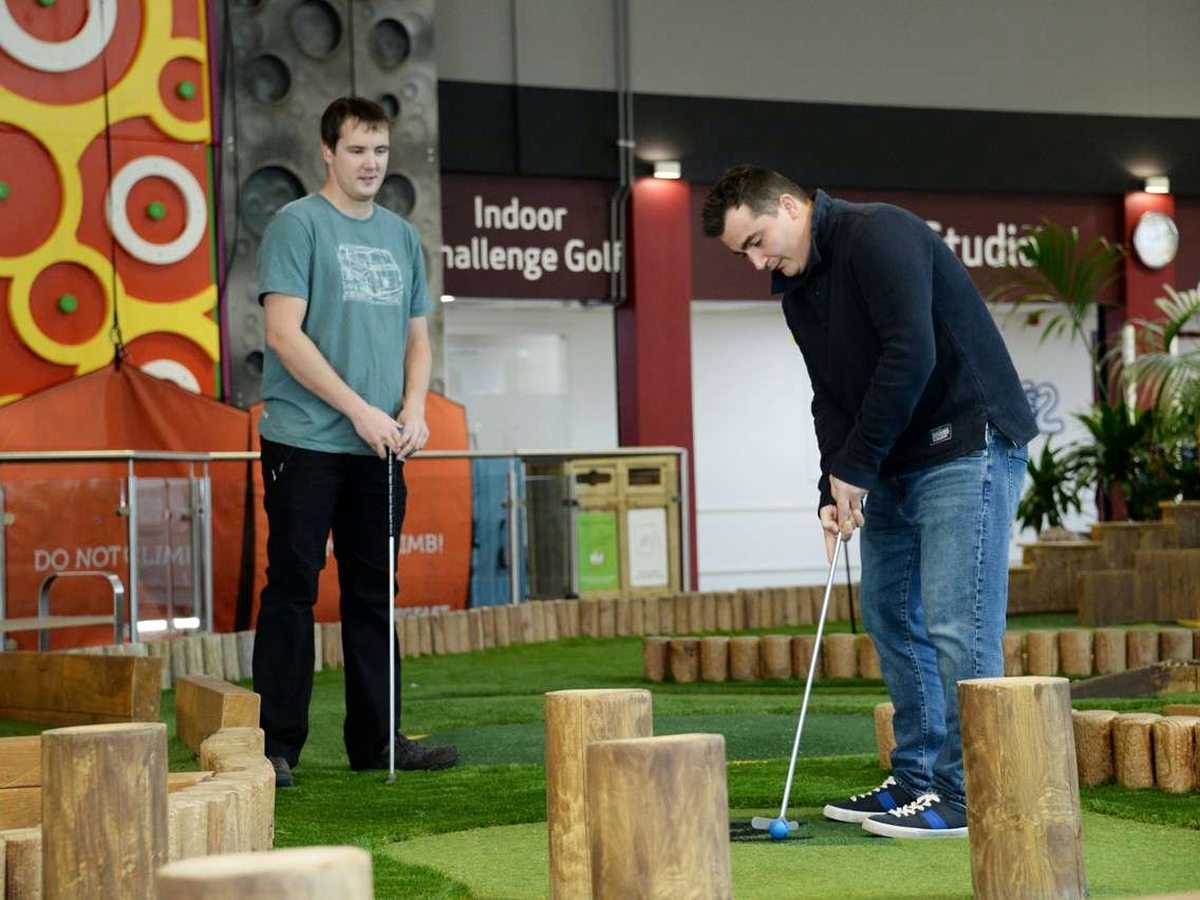 Indoor Challenge Golf at Longleat Forest