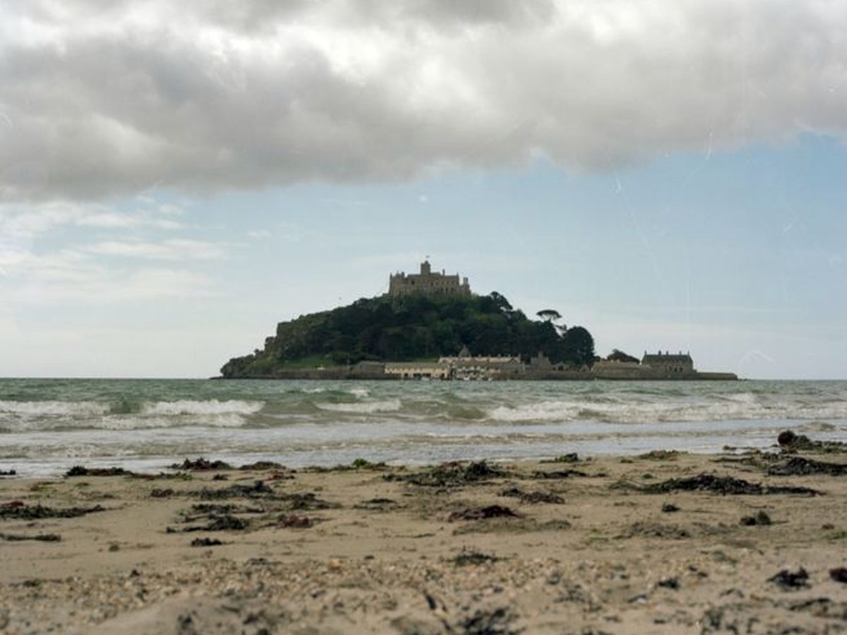 St Michael’s Mount from the beach at Marazion
