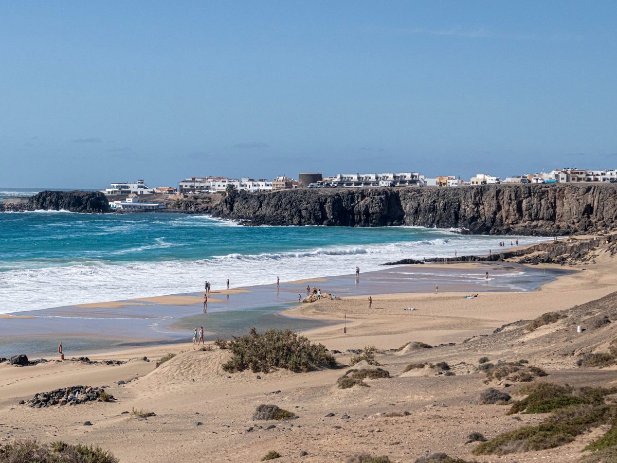 El Cotillo, with its beaches below the village
