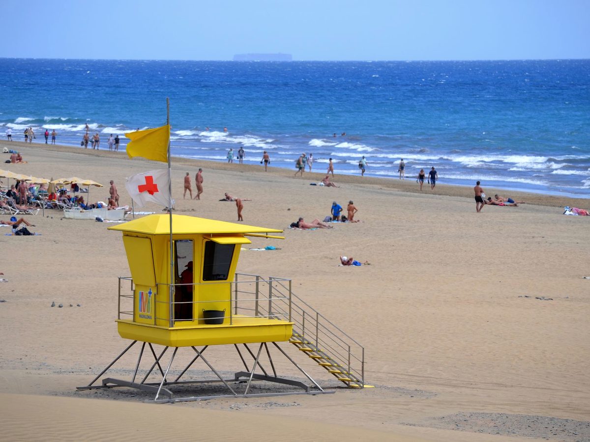 The sand at Maspalomas