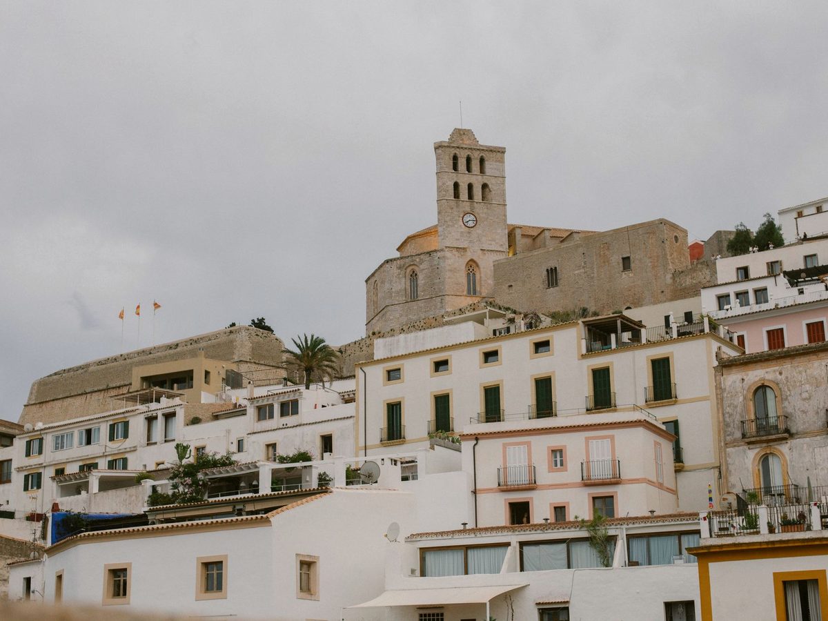 The cathedral at the top of Dalt Vila
