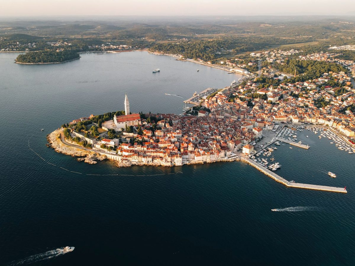 Rovinj's old town on its peninsula