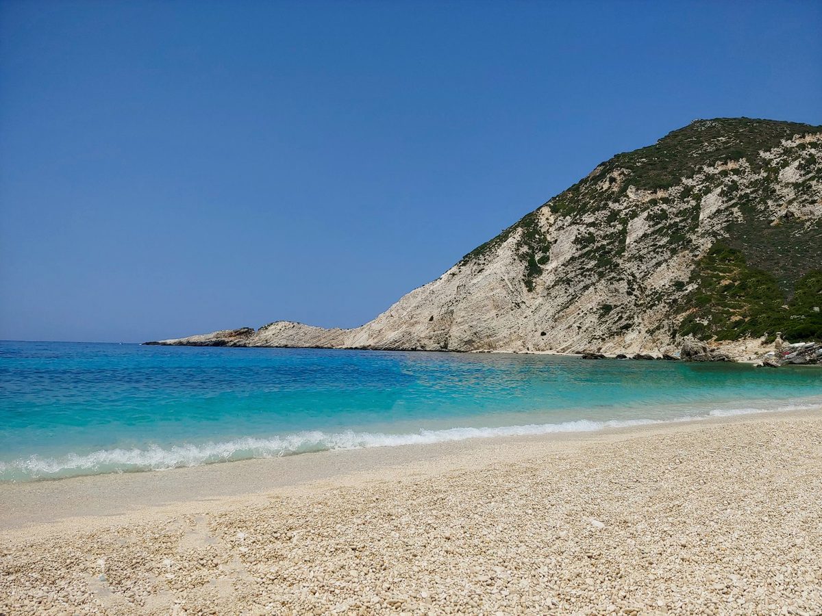 A quiet bay on the island's west side