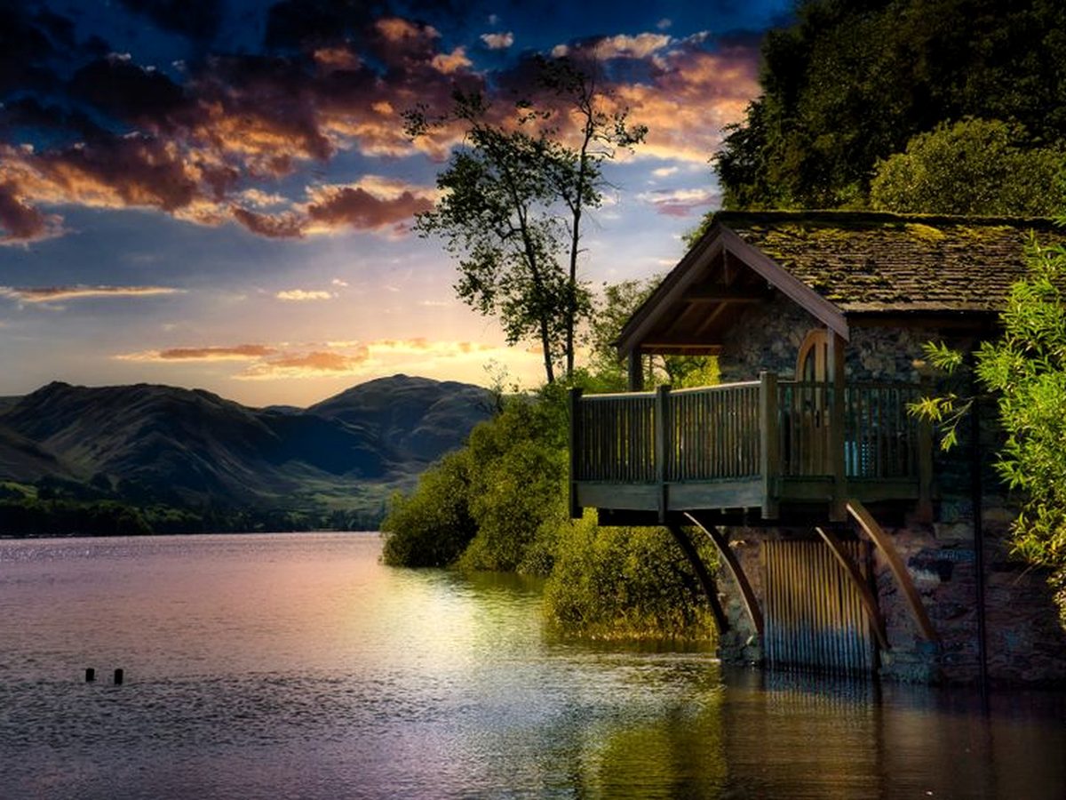 A boathouse on Ullswater