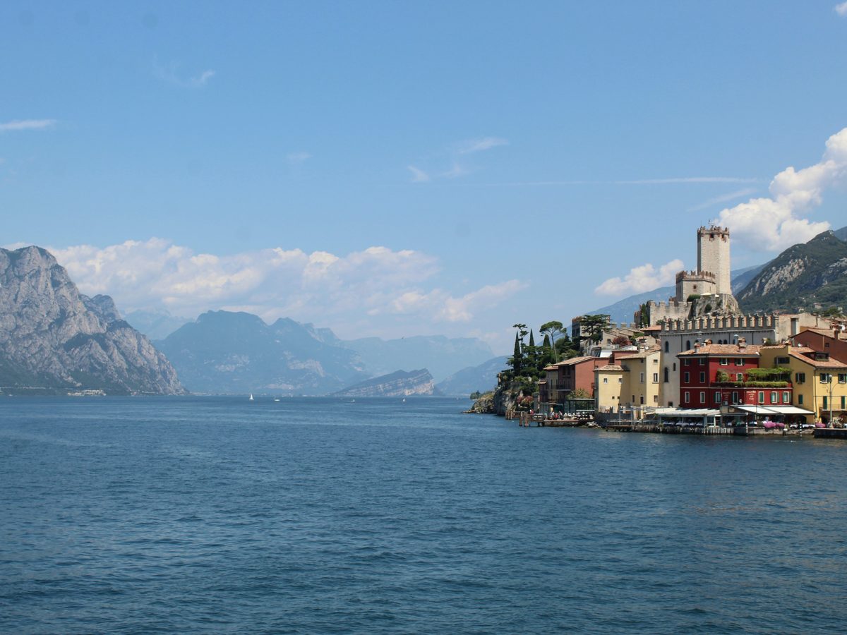 Malcesine and its castle from the water