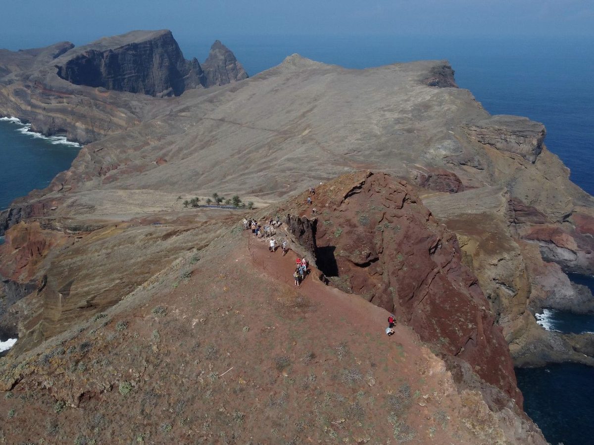 The bare headland at Ponta de São Lourenço
