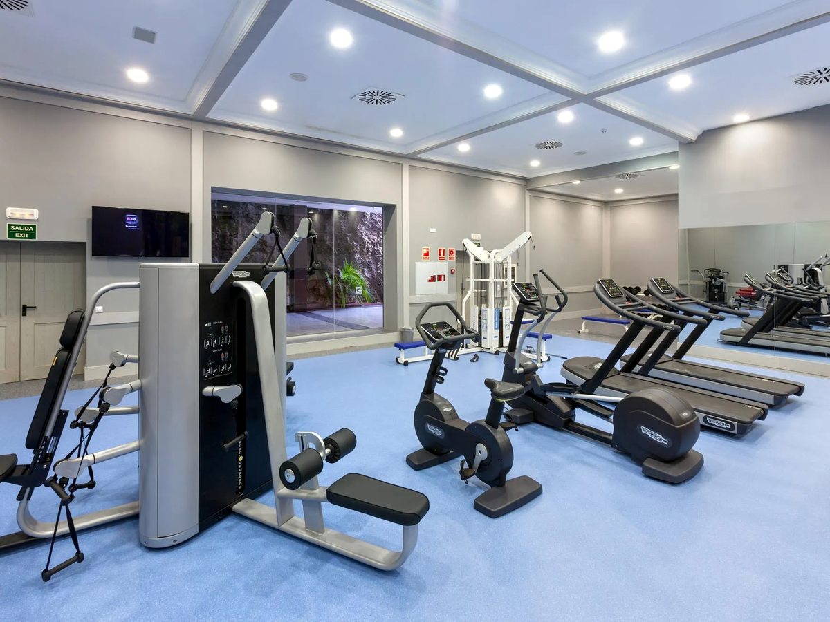 The fitness centre.