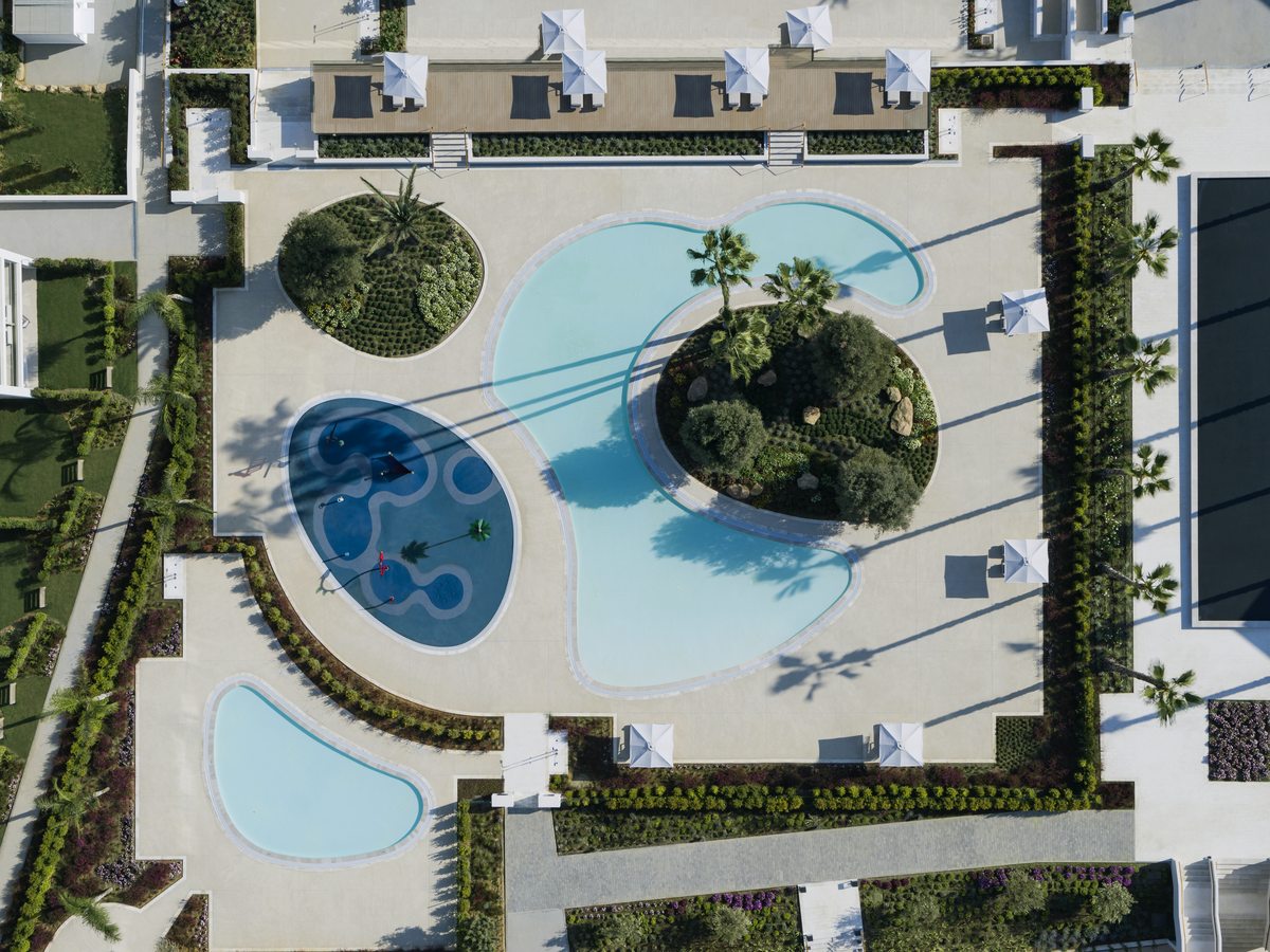 The children's splash pool at Ikos Andalusia