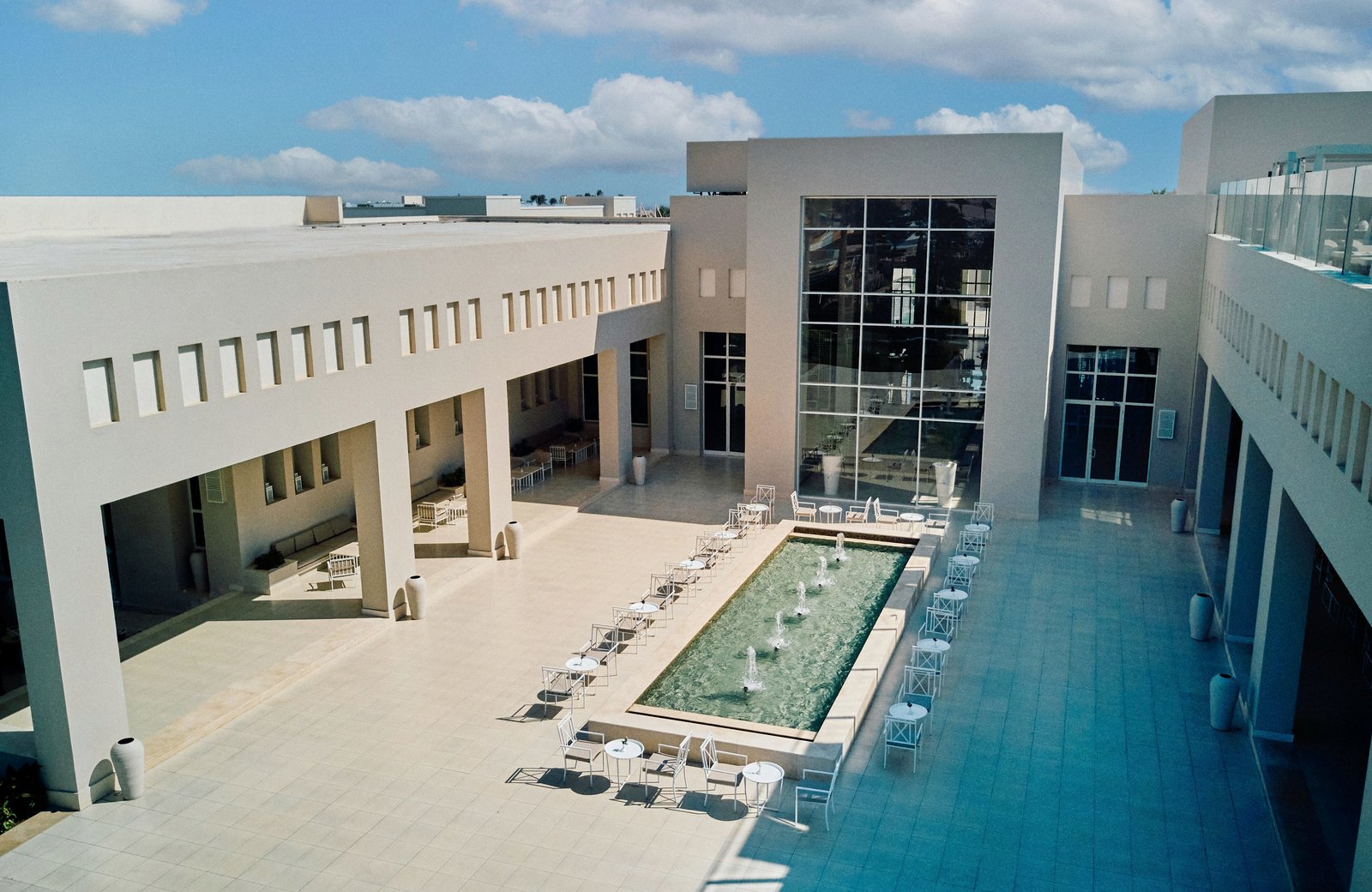 JAZ Aquaviva: a large all-inclusive resort of low-rise blocks around pools and palm gardens in Madinat Makadi on the Red Sea coast.