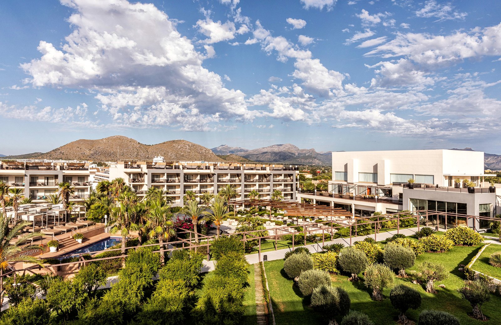 Zafiro Palace Alcudia in Port d'Alcudia, on the north coast of Mallorca.