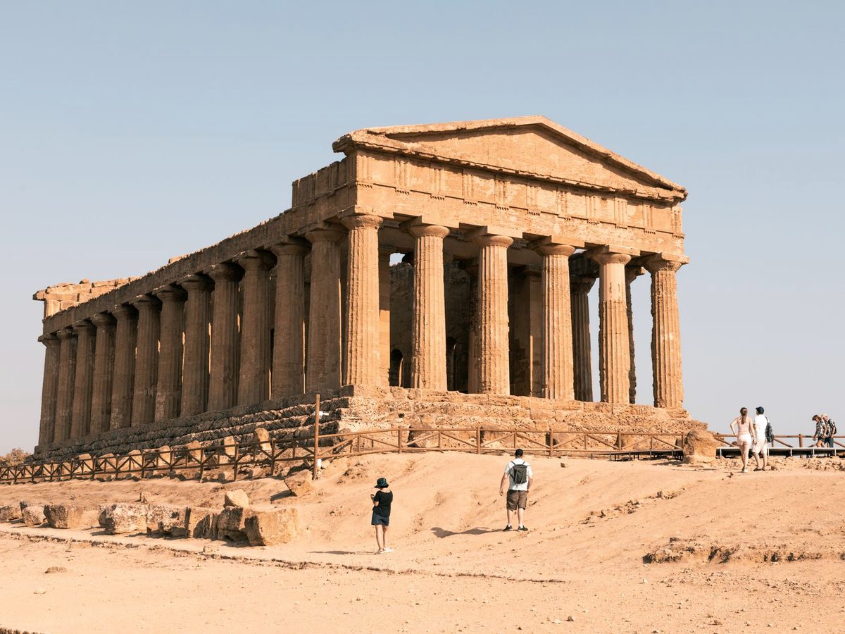 The Temple of Concordia at Agrigento's Valley of the Temples