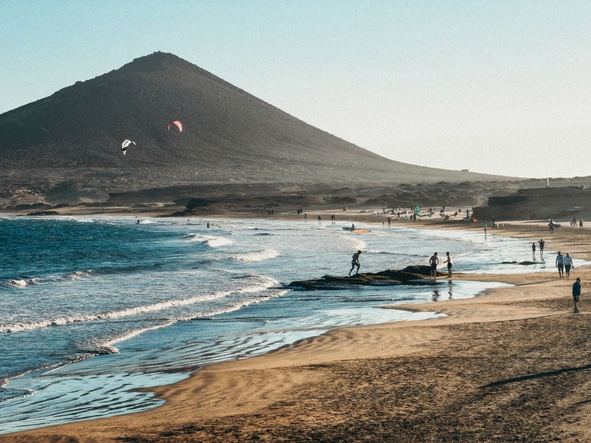 El Médano, the breezy windsurfing beach on the south coast