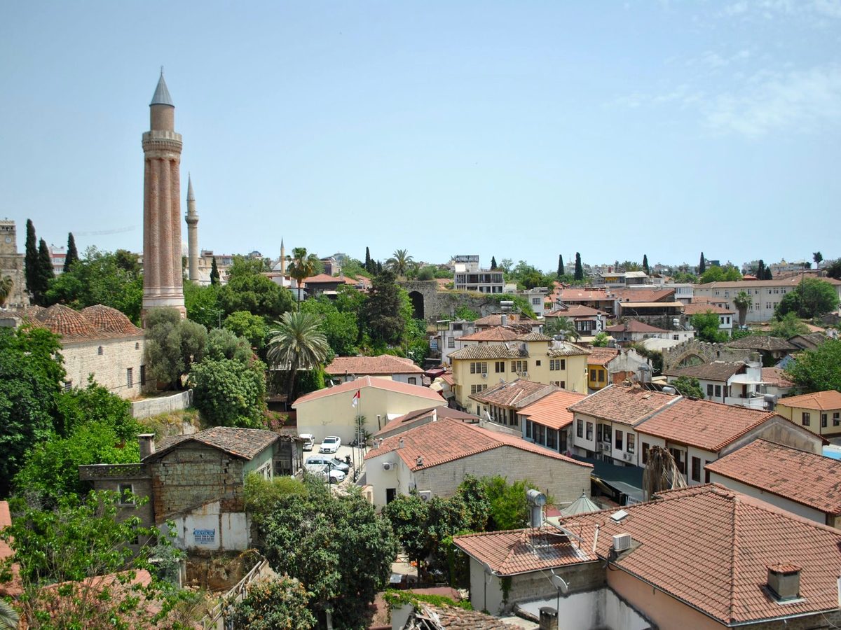 The rooftops of Kaleiçi old town