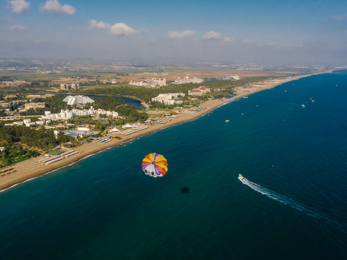 The all-inclusive coast from the air