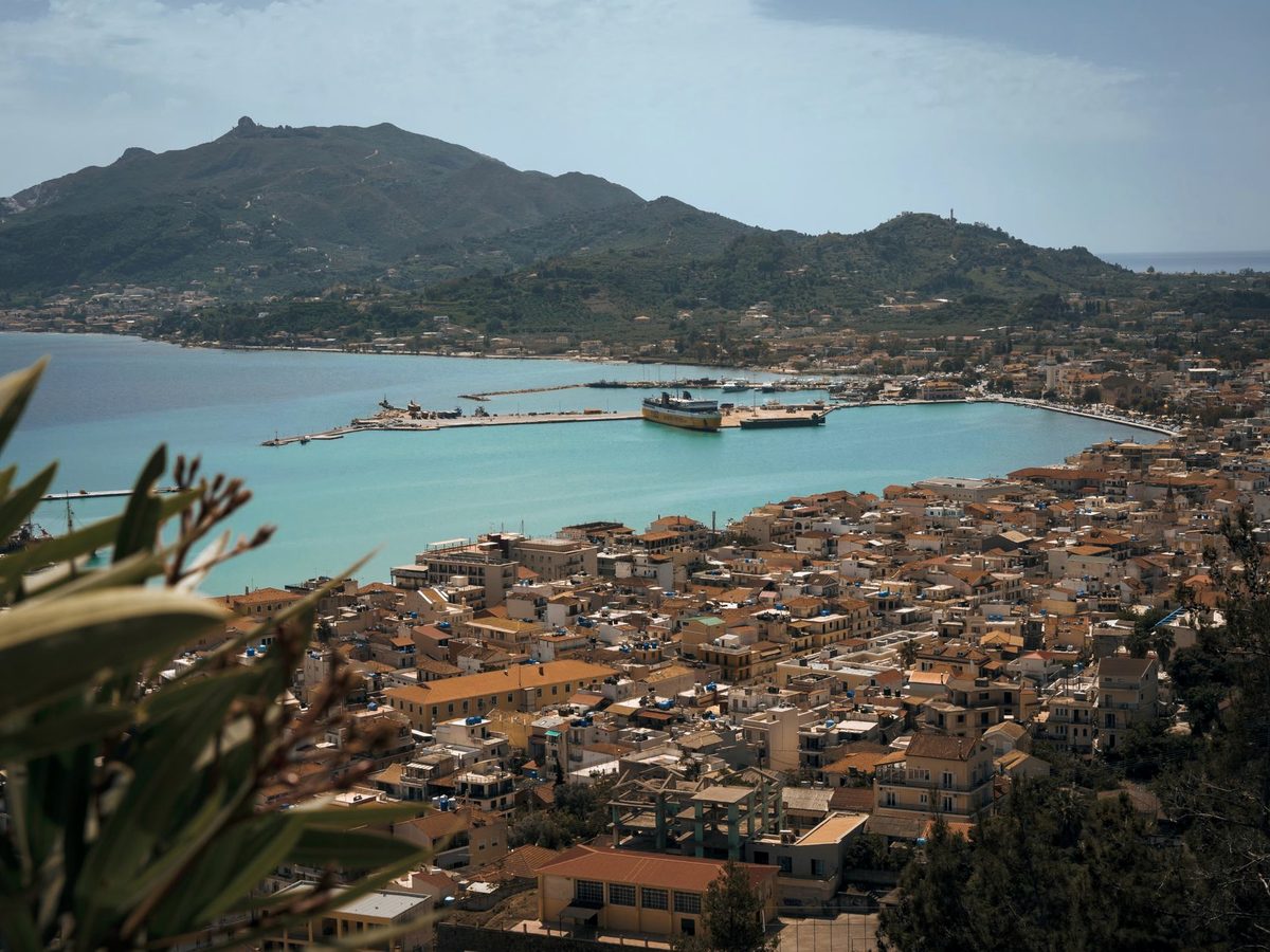 Zakynthos Town from the Bohali viewpoint